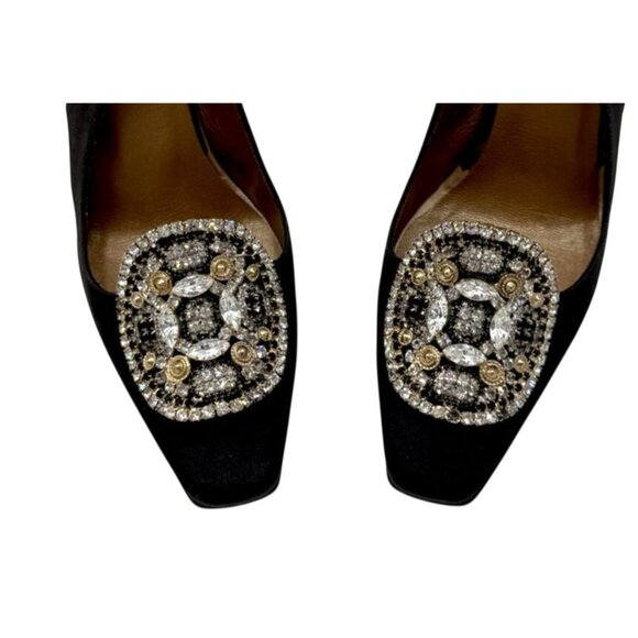 Manolo Blahnik Slingback heels with Embellishments - Size 9 - Picture 8 of 9